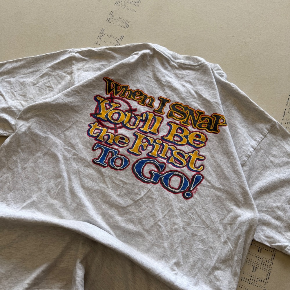 Vintage 90s Humor Graphic T-shirt‎